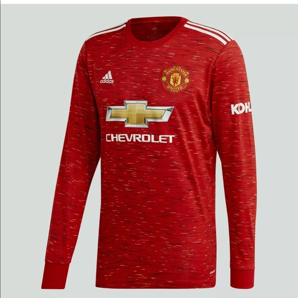 NWT Men’s Adidas Manchester United Home 20-21 Soccer/ Football Jersey Sz XL - Picture 7 of 7